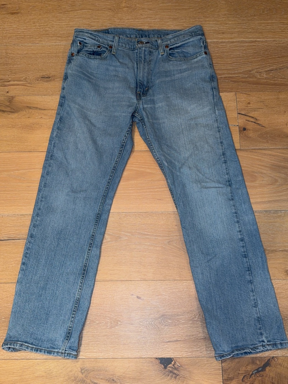 Levi's Light Blue Straight-Leg Jeans